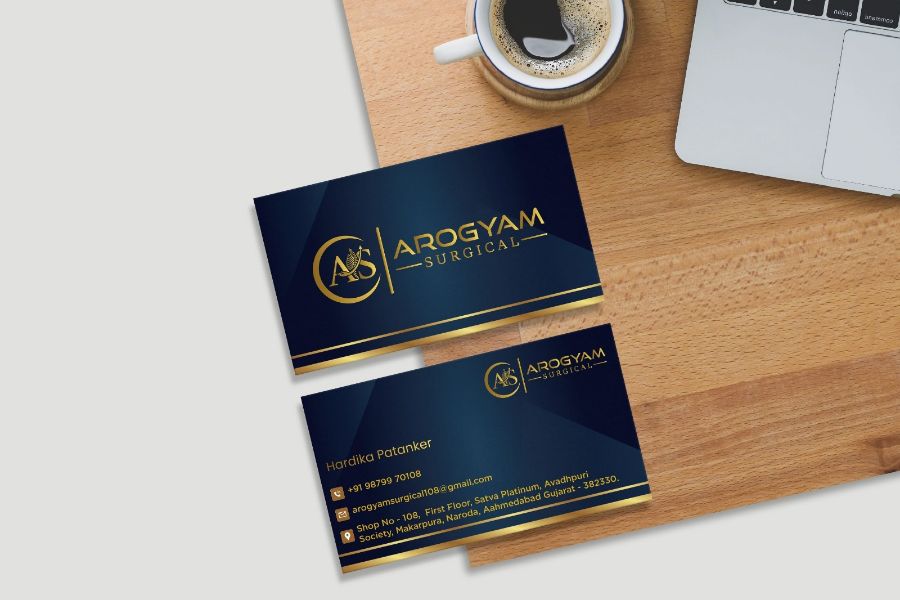 Arogyam — stationery by Visual Pioneers Studio, Ahmedabad