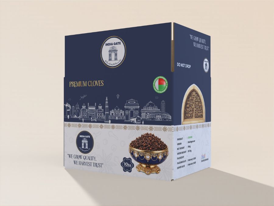 Dry fruit carton — packaging by Visual Pioneers Studio, Ahmedabad
