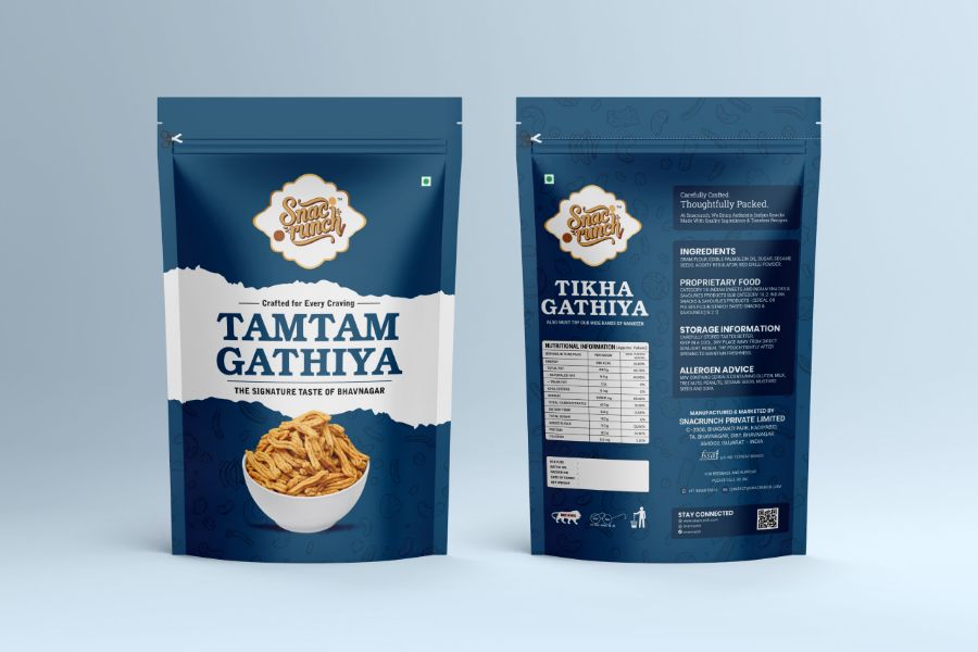 Tikha Gathiya — packaging by Visual Pioneers Studio, Ahmedabad (2 of 2)