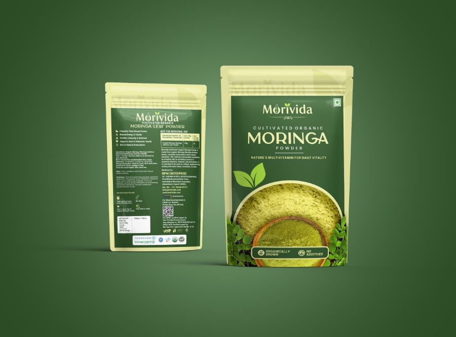 Morvida — packaging by Visual Pioneers Studio, Ahmedabad