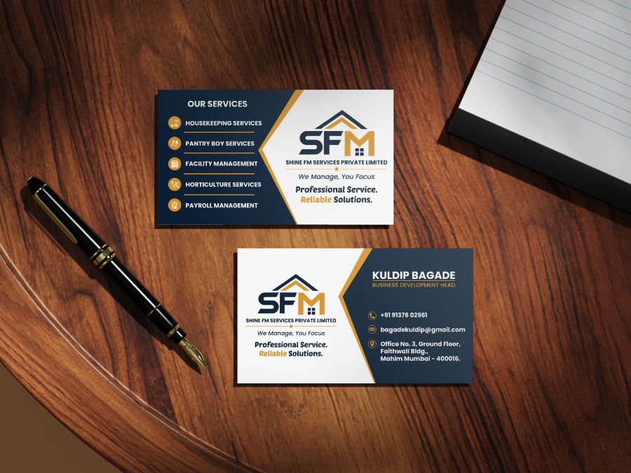 SFM — stationery by Visual Pioneers Studio, Ahmedabad